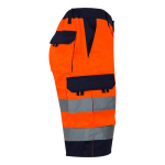 Bermuda de travail couleurs vives élément réfléchissant 210 g/m² Velilla couleur orange quatrième vue