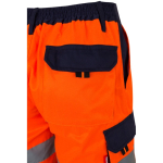 Bermuda de travail couleurs vives élément réfléchissant 210 g/m² Velilla couleur orange sixième vue
