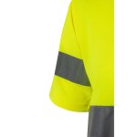 T-shirt de travail et éléments réfléchissants polyester 140 g/m² Velilla couleur gris sixième vue