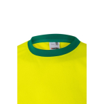 T-shirt de travail et éléments réfléchissants polyester 140 g/m² Velilla couleur vert cinquième vue