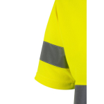 T-shirt de travail et éléments réfléchissants polyester 140 g/m² Velilla couleur vert sixième vue