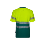 T-shirt de travail bicolore piqué de coton et polyester 150 g/m² Velilla couleur vert