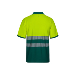 Polo de travail piqué manches courtes coton polyester 150 g/m² Velilla couleur vert