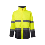 Parka de travail réfléchissante extra grande polyester 190 g/m² Velilla couleur gris deuxième vue
