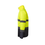 Parka de travail réfléchissante extra grande polyester 190 g/m² Velilla couleur gris troisième vue