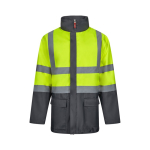 Parka de travail 4 en 1 en polyester enduit PU 180 g/m² Velilla couleur gris deuxième vue