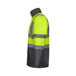 Parka de travail 4 en 1 en polyester enduit PU 180 g/m² Velilla couleur gris troisième vue