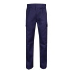 Pantalon en coton et polyester avec taille élastique 190 g/m² Velilla couleur bleu deuxième vue