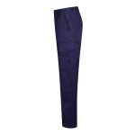 Pantalon en coton et polyester avec taille élastique 190 g/m² Velilla couleur bleu troisième vue