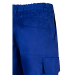 Pantalon en coton et polyester avec taille élastique 190 g/m² Velilla couleur bleu roi sixième vue