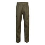 Pantalon en coton et polyester avec taille élastique 190 g/m² Velilla couleur vert militaire deuxième vue