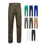 Pantalon en coton et polyester avec taille élastique 190 g/m² Velilla diverses couleurs