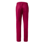 Pantalon unisexe en coton et polyester taille élastique 190 g/m² Velilla couleur bordeaux deuxième vue