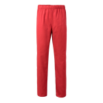 Pantalon unisexe en coton et polyester taille élastique 190 g/m² Velilla couleur rouge