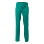 Pantalon unisexe en coton et polyester taille élastique 190 g/m² Velilla couleur vert