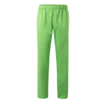 Pantalon unisexe en coton et polyester taille élastique 190 g/m² Velilla couleur vert lime