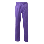 Pantalon unisexe en coton et polyester taille élastique 190 g/m² Velilla couleur lilas