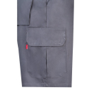 Bermuda en sergé multi-poches en coton et polyester 200 g/m² Velilla couleur gris cinquième vue