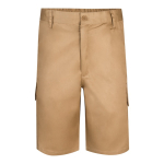 Bermuda en sergé multi-poches en coton et polyester 200 g/m² Velilla couleur naturel deuxième vue
