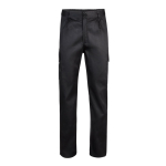 Pantalon multi-poches unisexe en coton et polyester 200 g/m² Velilla couleur noir deuxième vue