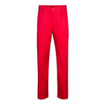 Pantalon multi-poches unisexe en coton et polyester 200 g/m² Velilla couleur rouge deuxième vue