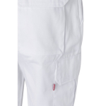 Pantalon multi-poches unisexe en coton et polyester 200 g/m² Velilla couleur blanc sixième vue