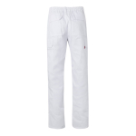 Pantalon multi-poches unisexe en coton et polyester 200 g/m² Velilla couleur blanc