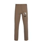 Pantalon chino unisexe extensible en coton et élasthanne 260 g/m² Velilla avec zone d'impression