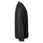 Veste de cuisine à manches longues en polyester et coton 175 g/m² Velilla couleur noir quatrième vue