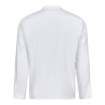 Veste de cuisine à manches longues en polyester et coton 175 g/m² Velilla couleur blanc