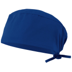 Bonnet sanitaire en sergé polyester et coton 190 g/m² Velilla couleur bleu roi