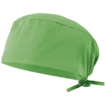 Bonnet sanitaire en sergé polyester et coton 190 g/m² Velilla couleur vert lime