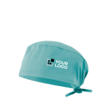 Bonnet sanitaire en sergé polyester et coton 190 g/m² Velilla avec zone d'impression