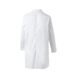 Blouse en sergé unisexe en polyester et coton 180 g/m² Velilla couleur blanc