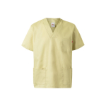 Tunique en sergé à manches courtes polyester et coton 190 g/m² Velilla couleur ivoire