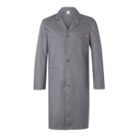 Blouse de travail en sergé polyester et coton 175 g/m² Velilla couleur gris deuxième vue