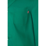 Blouse de travail en sergé polyester et coton 175 g/m² Velilla couleur vert cinquième vue