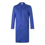 Blouse de travail en sergé polyester et coton 175 g/m² Velilla couleur bleu roi deuxième vue