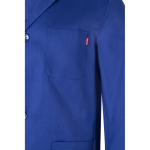 Blouse de travail en sergé polyester et coton 175 g/m² Velilla couleur bleu roi cinquième vue
