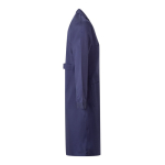 Blouse de travail manches longues polyester et coton 175 g/m² Velilla couleur bleu quatrième vue
