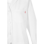 Blouse de travail manches longues polyester et coton 175 g/m² Velilla couleur blanc cinquième vue