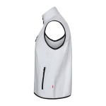 Gilet de travail softshell doublure polaire polyester 280 g/m² Velilla couleur blanc troisième vue