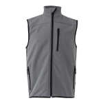 Gilet de travail softshell doublure polaire polyester 280 g/m² Velilla couleur gris deuxième vue