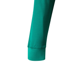 Polo piqué unisexe manches longues coton et polyester 150 g/m² Velilla couleur vert Septième vue