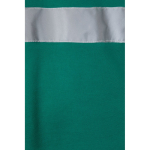 Polo piqué unisexe manches longues coton et polyester 150 g/m² Velilla couleur vert Huitième vue