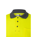 Polo piqué extra large en coton et polyester 150 g/m² Velilla couleur gris sixième vue
