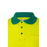 Polo piqué extra large en coton et polyester 150 g/m² Velilla couleur vert sixième vue
