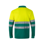 Polo piqué extra large en coton et polyester 150 g/m² Velilla couleur vert