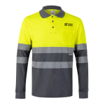 Polo piqué extra large en coton et polyester 150 g/m² Velilla avec zone d'impression