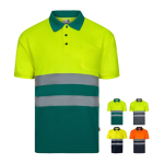 Polo de travail à manche courte unisexe œil de perdrix 140 g/m² Velilla diverses couleurs